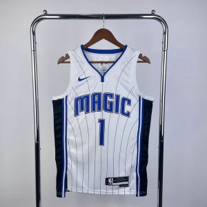 Maillot de Basket #1 Mcgrady Orlando Magic Blanc